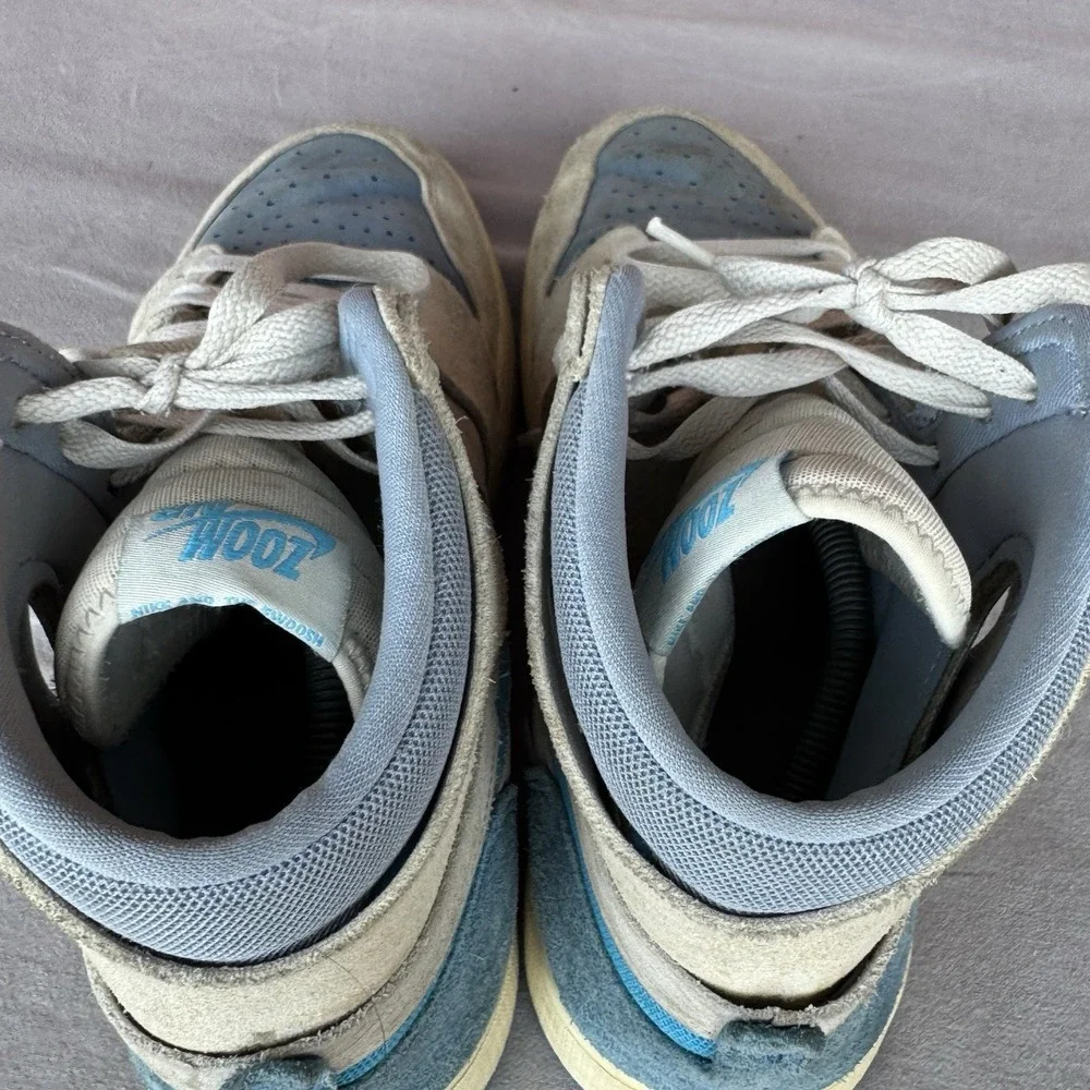 Size‎ 12 - Air Jordan 1 Zoom Comfort 2 High Dark Powder Blue